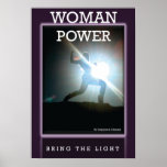 Woman Power Poster at Zazzle