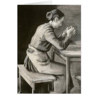 Woman Praying, Vincent van Gogh Cards