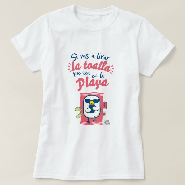Woman Pregnancy If you're gonna throw your towel a T-Shirt (Design Front)