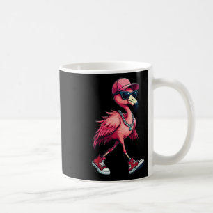 Woman President Kamala Harris Pink Flamingo Retro Coffee Mug