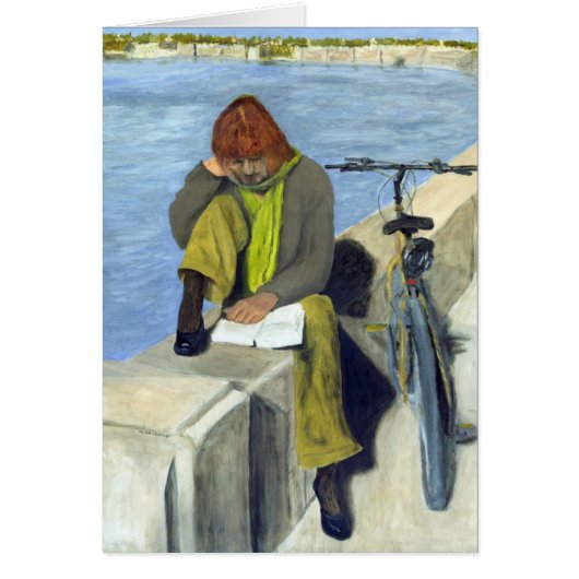 Woman Reading Cards (Front)