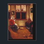 Woman Reading'_Dutch Masters Postcard<br><div class="desc">Welcome to our store. In our Great Works of Art Store,  we feature masterpieces made by the best artists in history--the masters themselves. 

This Woman Reading'_Dutch Masters.

For more Great Works of Art,  visit our store at http://zazzle.com/GreatWorksofArt</div>