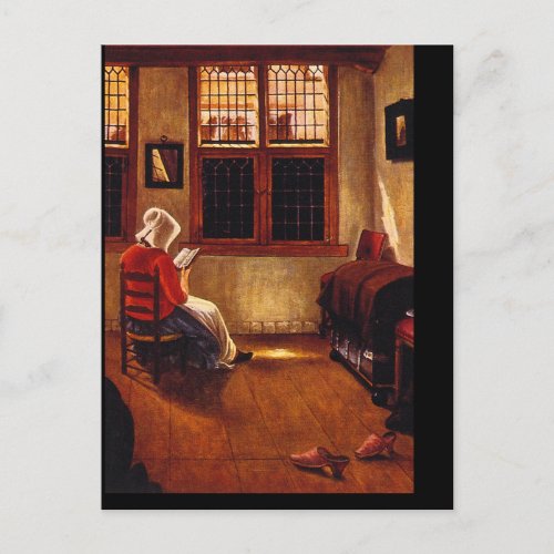 Woman Reading_Dutch Masters Postcard