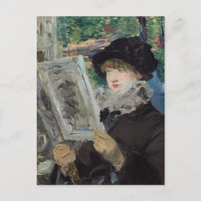 Woman Reading | Édouard Manet Postcard (Front)