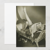 Woman Reading Magazine (Front/Back)