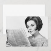 Woman Reading Newpaper (Front/Back)