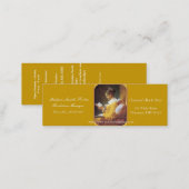 Woman Reading  Regular Business Card (Front/Back)