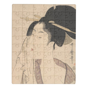 Woman Relaxing after Her Bath Jigsaw Puzzle