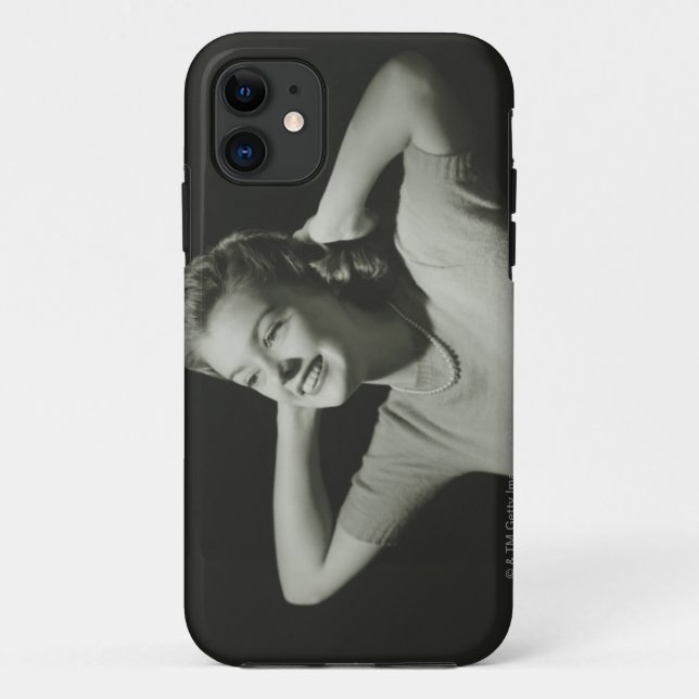 Woman Relaxing Case-Mate iPhone Case (Back)