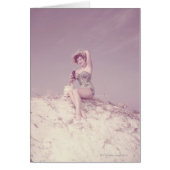 Woman Relaxing on Beach (Front)