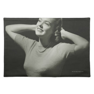 Woman Relaxing Placemat