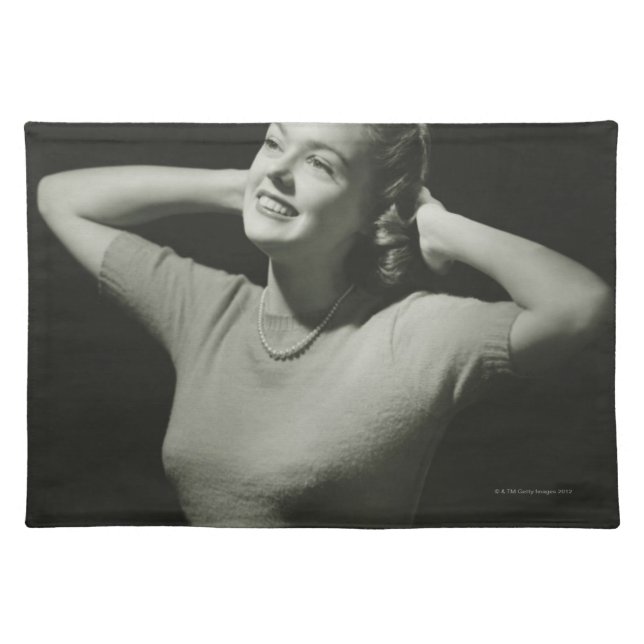 Woman Relaxing Placemat (Front)