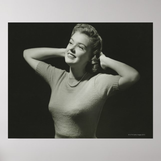 Woman Relaxing Poster (Front)