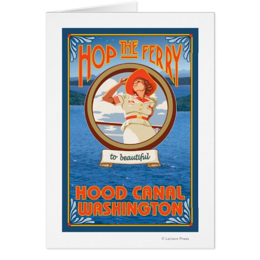 Woman Riding Ferry - Hood Canal, Washington (Front)