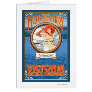 Woman Riding Ferry - Victoria, BC Canada