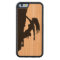 woman rock climbing wooden iPhone 6 case