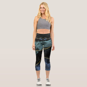 woman rocks black ombre legging