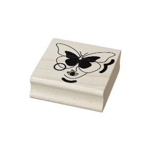 Woman Rubber Stamp