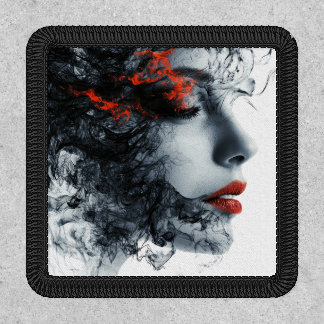 Woman’s Face in Smoke Patch