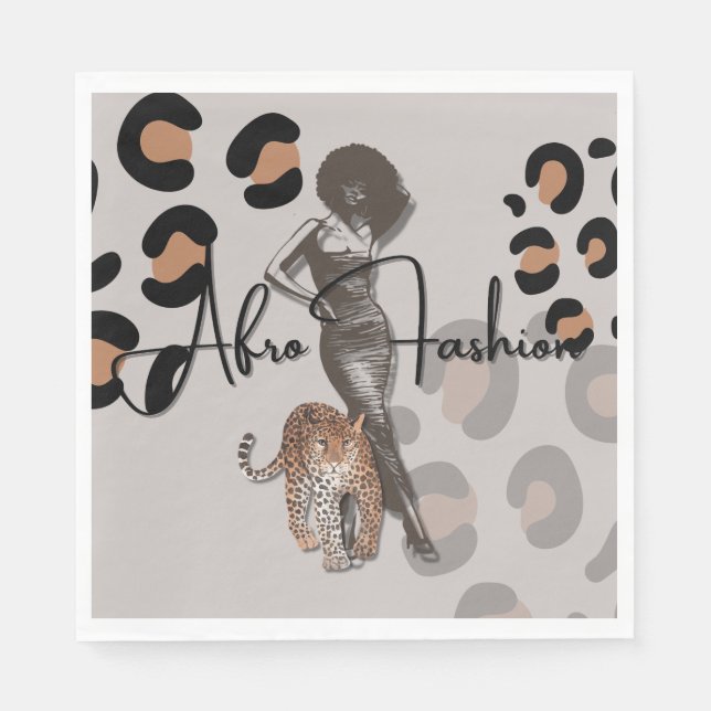 Woman’s fashion  paper  napkins (Front)
