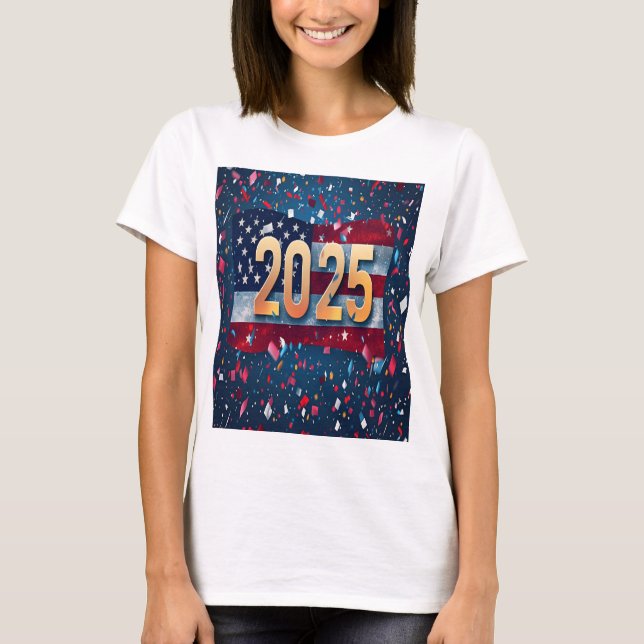 WOMAN’S USA SHIRT HAPPY NEW YEAR (Front)
