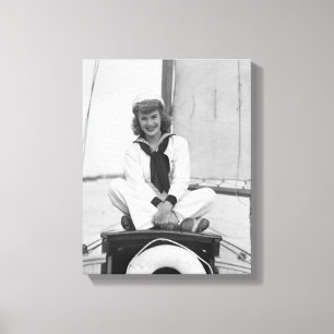 Woman Sailor Canvas Print