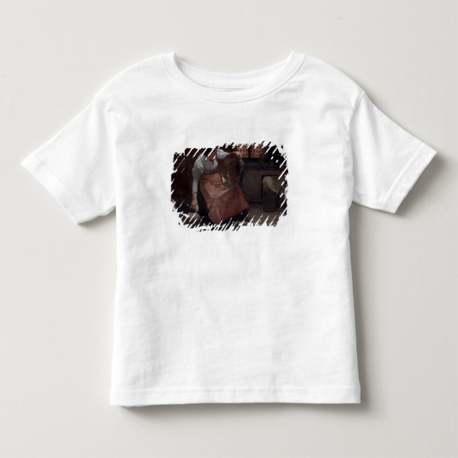 Woman Scouring Toddler T-shirt (Front)