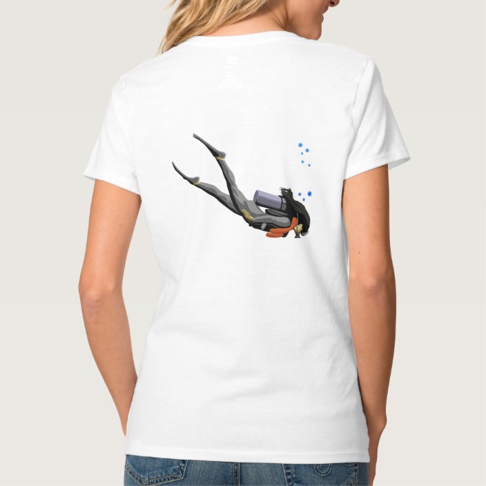 Woman SCUBA Diving TShirt