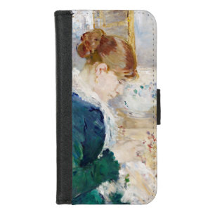 Woman Sewing, Berthe Morisot iPhone 8/7 Wallet Case