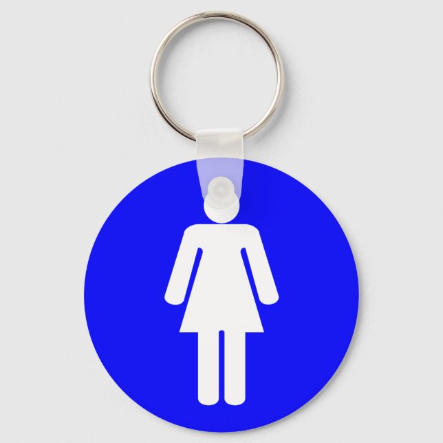 Woman Shape Keychain (Front)