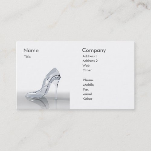 Woman Shoe - Business Card