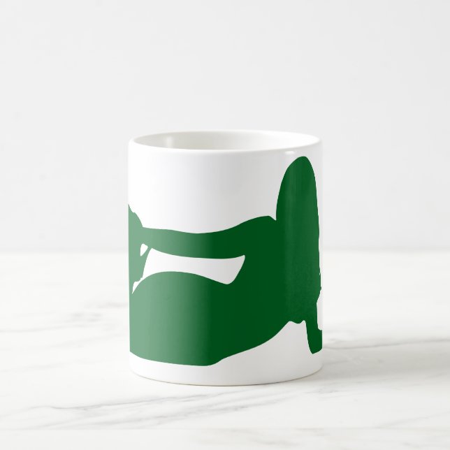  Woman Silhouette Coffee Mug (Center)