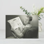 Woman Sitting in Chair (Standing Front)