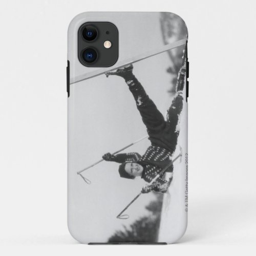 Woman Skier 2 iPhone 11 Case