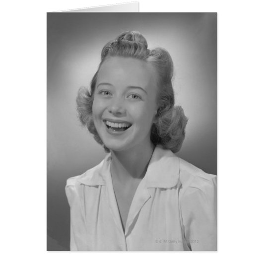 Woman Smiling Cards (Front)