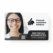 Woman Smiling | Corporate | Barcode Business Card