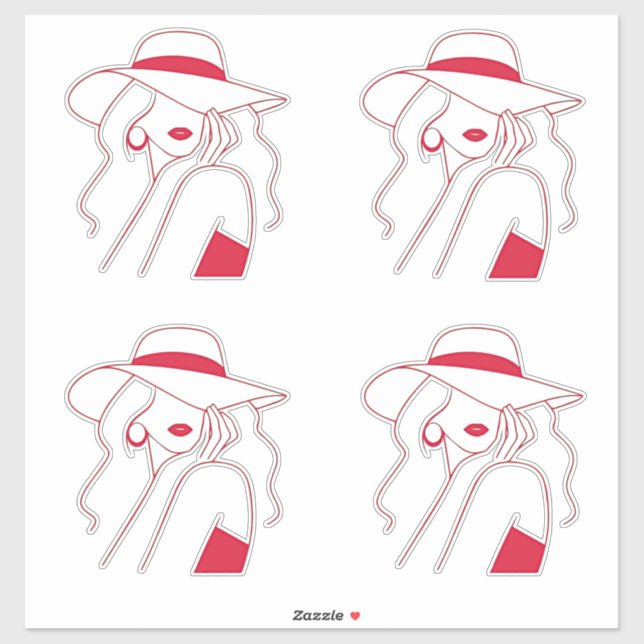 Woman Sticker (Sheet)