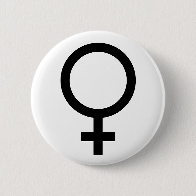 Woman symbol button (Front)