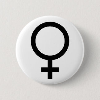 Woman symbol button