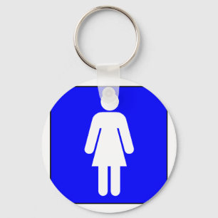 Woman Symbol Keychain