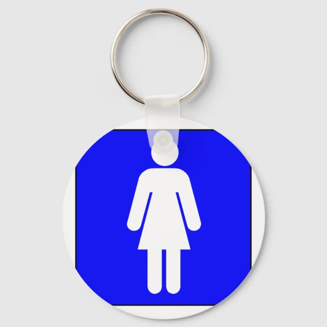 Woman Symbol Keychain (Front)