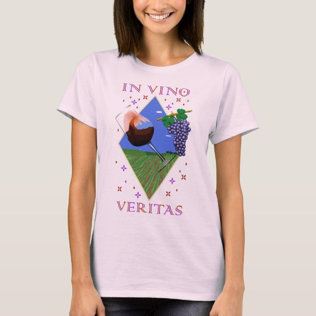 Woman T-shirt In vino veritas (Front)