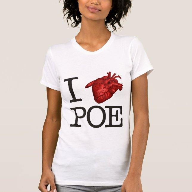Woman T-Shirt “Poe Heart " (Front)