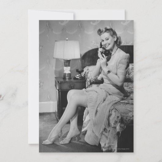 Woman Talking on Phone (Front)