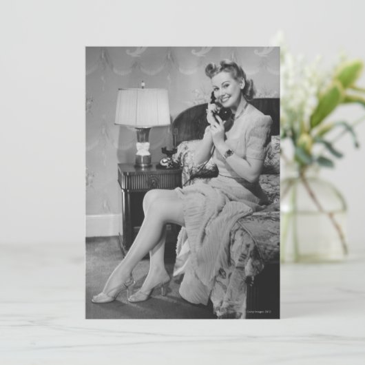 Woman Talking on Phone (Standing Front)