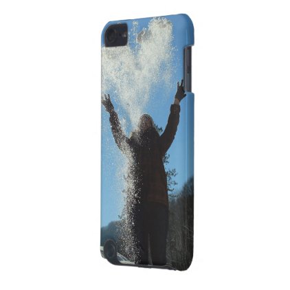 Woman throwing snow iPod touch (5th generation) case