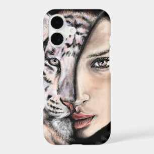 Woman Tiger iPhone Case
