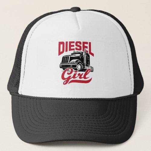 Woman Truck Driver Trucker Women Diesel Girl Trucker Hat