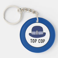 Woman UK Police Officer or WPC Key Ring