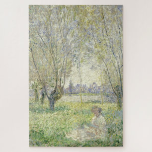 Woman under Willows, Monet 1880 Jigsaw Puzzle